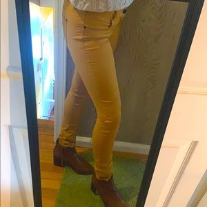 Mustard pants